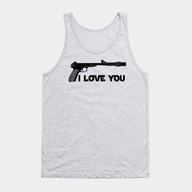 I Love You - Hers - ESB Tank Top by DistractedGeek